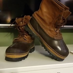 Sorel ChiefTain Leather Mens Boots size 11-12 wide